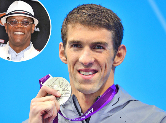 Michael Phelps, Samuel L. Jackson Michael Phelps, Samuel L. Jackson